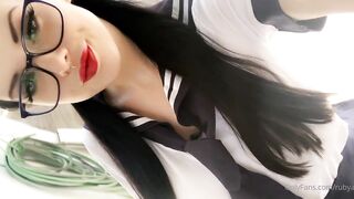 Rubyalexia (Ruby Alexia) OnlyFans Leaks pocket-sized Goth Fetish Queen 111
