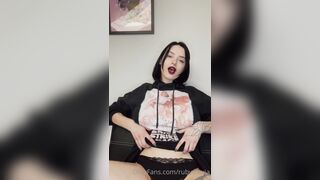 Rubyalexia (Ruby Alexia) OnlyFans Leaks pocket-sized Goth Fetish Queen 311