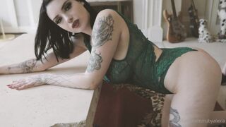 Rubyalexia (Ruby Alexia) OnlyFans Leaks pocket-sized Goth Fetish Queen 345