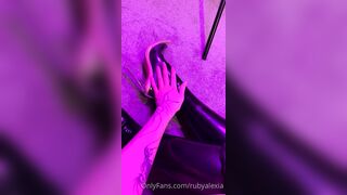 Rubyalexia (Ruby Alexia) OnlyFans Leaks pocket-sized Goth Fetish Queen 5