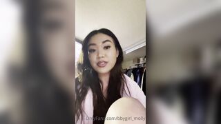 Bbygirl_molly (Molly) OnlyFans Leaks Petite Freaky Asian girl booty & phat 8