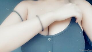 Madisonc1997 (Madison Carter) OnlyFans Leaks Maddi MFC model Natural 30HH boobs Super Dork 145