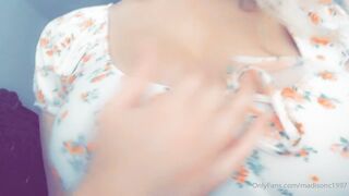 Madisonc1997 (Madison Carter) OnlyFans Leaks Maddi MFC model Natural 30HH boobs Super Dork 62