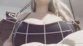 Madisonc1997 (Madison Carter) OnlyFans Leaks Maddi MFC model Natural 30HH boobs Super Dork 41