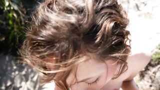 Annablossom (Anna Blossom)  Leaks Instagram Model Sucks my Cock at the Beach after Photoshoot & Gets Facial 