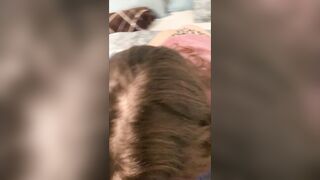 Annablossom (Anna Blossom)  Leaks Gorgeous Brunette gives Amazing Blowjob & Finishes it on her Face  2160p