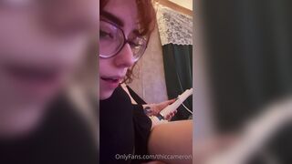 Thiccameron (Cam) OnlyFans Leaks Sweet Little Redhead with a Pussy Worship Kink Porn Video 333