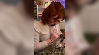 Thiccameron (Cam) OnlyFans Leaks Sweet Little Redhead with a Pussy Worship Kink Porn Video 360