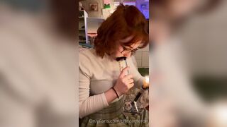 Thiccameron (Cam) OnlyFans Leaks Sweet Little Redhead with a Pussy Worship Kink Porn Video 360