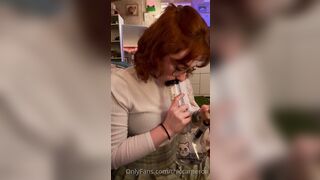 Thiccameron (Cam) OnlyFans Leaks Sweet Little Redhead with a Pussy Worship Kink Porn Video 360