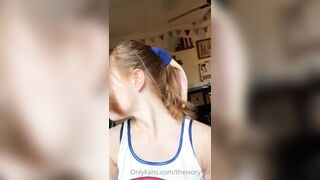 Theivoryfox (Ivory Fox) OnlyFans Leaks huge nerd, psych major, sweet tooth Porn Video 16