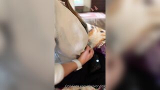 Theivoryfox (Ivory Fox) OnlyFans Leaks huge nerd, psych major, sweet tooth Porn Video 54