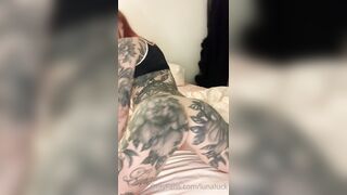 Lunaluck (Luna Luck) OnlyFans Leaks Petite Redhead with Tons of Tattoo Porn Video 627