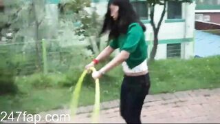 self-touching Asian Amateur 98