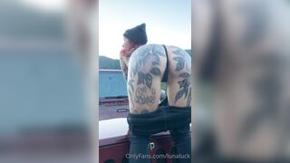 Lunaluck (Luna Luck) OnlyFans Leaks Petite Redhead with Tons of Tattoo Porn Video 56
