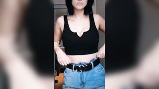 Sarahlashe (Sarah Lashe) OnlyFans Leaks Dark Haired Girl from Quebec 27