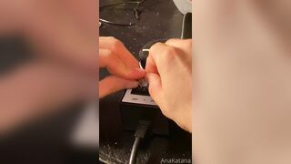 AnaKatana (anndroid17 aka anakatana2) OnlyFans Leaks Ana Katana Thin Psycho Babe Porn Video 43