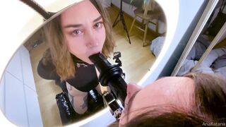 AnaKatana (anndroid17 aka anakatana2) OnlyFans Leaks Ana Katana Thin Psycho Babe Porn Video 37