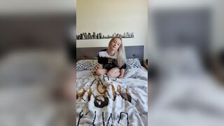 Chloxxhill (Chloxxhillvip aka Chloe) OnlyFans Leaks Blondie Geeky Girl Next Door from Yorkshire Porn Video 13