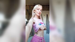 Chloxxhill (Chloxxhillvip aka Chloe) OnlyFans Leaks Blondie Geeky Girl Next Door from Yorkshire Porn Video 95