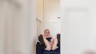 Chloxxhill (Chloxxhillvip aka Chloe) OnlyFans Leaks Blondie Geeky Girl Next Door from Yorkshire Porn Video 203