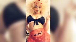 Littlemisslibrarian (Carmela Habibi aka carmellaxo) OnlyFans Leaks Habibihearts Chubby Ebony Babe Porn Video 16