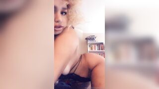 Littlemisslibrarian (Carmela Habibi aka carmellaxo) OnlyFans Leaks Habibihearts Chubby Ebony Babe Porn Video 14