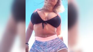 Littlemisslibrarian (Carmela Habibi aka carmellaxo) OnlyFans Leaks Habibihearts Chubby Ebony Babe Porn Video 7