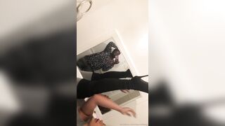 Littlemisslibrarian (Carmela Habibi aka carmellaxo) OnlyFans Leaks Habibihearts Chubby Ebony Babe Porn Video 15