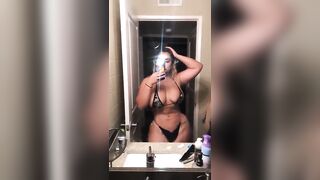 Littlemisslibrarian (Carmela Habibi aka carmellaxo) OnlyFans Leaks Habibihearts Chubby Ebony Babe Porn Video 8