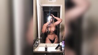 Littlemisslibrarian (Carmela Habibi aka carmellaxo) OnlyFans Leaks Habibihearts Chubby Ebony Babe Porn Video 8