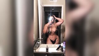 Littlemisslibrarian (Carmela Habibi aka carmellaxo) OnlyFans Leaks Habibihearts Chubby Ebony Babe Porn Video 8