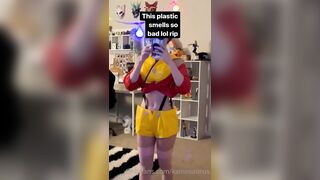 Kaiceratopss_ (kainosaur aka Spicy Dino) OnlyFans Leaks Genderfluid (they,them) & DemiPan Porn Video 1