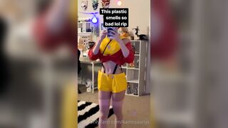 Kaiceratopss_ (kainosaur aka Spicy Dino) OnlyFans Leaks Genderfluid (they,them) & DemiPan Porn Video 1