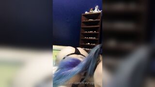 Christine (toxicbubblegum aka Saracnez aka trashygrapes) OnlyFans Leaks  Hot Chaos Girl Porn Video 21