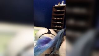 Christine (toxicbubblegum aka Saracnez aka trashygrapes) OnlyFans Leaks  Hot Chaos Girl Porn Video 21