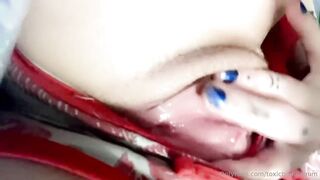 Christine (toxicbubblegum aka Saracnez aka trashygrapes) OnlyFans Leaks  Hot Chaos Girl Porn Video 56