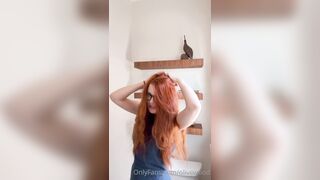 Olivewood (Olive Wood aka OliveWoodMFC) OnlyFans Leaks Red Head Slut is Horny Porn Video 338