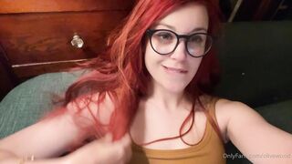 Olivewood (Olive Wood aka OliveWoodMFC) OnlyFans Leaks Red Head Slut is Horny Porn Video 13