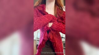 Olivewood (Olive Wood aka OliveWoodMFC) OnlyFans Leaks Red Head Slut is Horny Porn Video 450