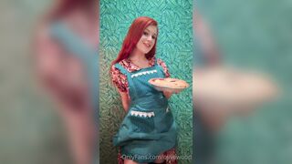 Olivewood (Olive Wood aka OliveWoodMFC) OnlyFans Leaks Red Head Slut is Horny Porn Video 43