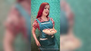 Olivewood (Olive Wood aka OliveWoodMFC) OnlyFans Leaks Red Head Slut is Horny Porn Video 43