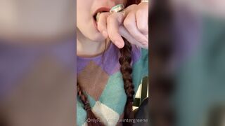Olivewood (Olive Wood aka OliveWoodMFC) OnlyFans Leaks Red Head Slut is Horny Porn Video 1