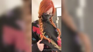 Olivewood (Olive Wood aka OliveWoodMFC) OnlyFans Leaks Red Head Slut is Horny Porn Video 511