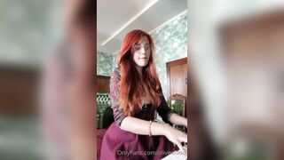 Olivewood (Olive Wood aka OliveWoodMFC) OnlyFans Leaks Red Head Slut is Horny Porn Video 201
