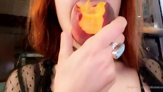 Olivewood (Olive Wood aka OliveWoodMFC) OnlyFans Leaks Red Head Slut is Horny Porn Video 41