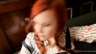 Olivewood (Olive Wood aka OliveWoodMFC) OnlyFans Leaks Red Head Slut is Horny Porn Video 315