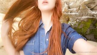 Olivewood (Olive Wood aka OliveWoodMFC) OnlyFans Leaks Red Head Slut is Horny Porn Video 122