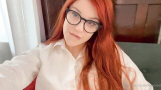 Olivewood (Olive Wood aka OliveWoodMFC) OnlyFans Leaks Red Head Slut is Horny Porn Video 324