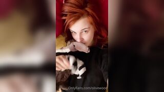 Olivewood (Olive Wood aka OliveWoodMFC) OnlyFans Leaks Red Head Slut is Horny Porn Video 129